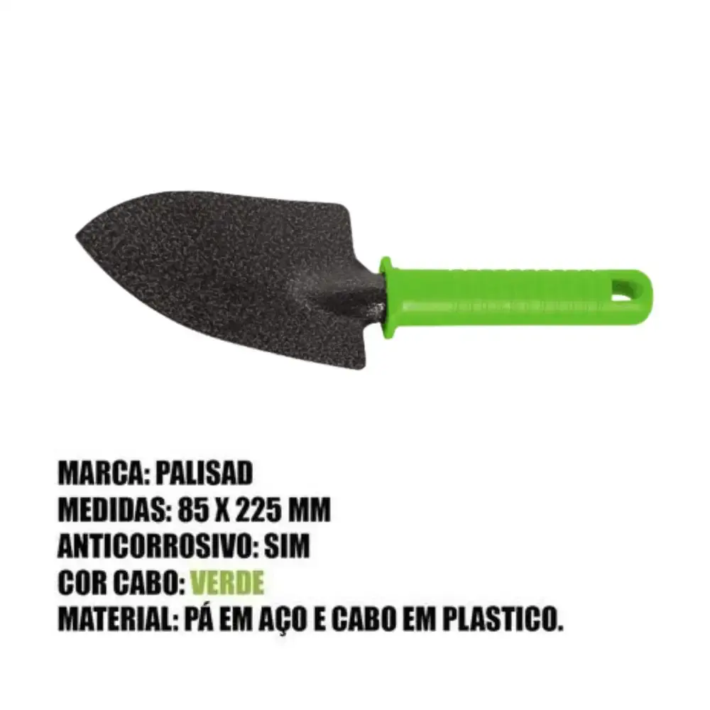 Pazinha larga 260MM com revestimento protetor e cabo plástico Palisad — fotografia 5