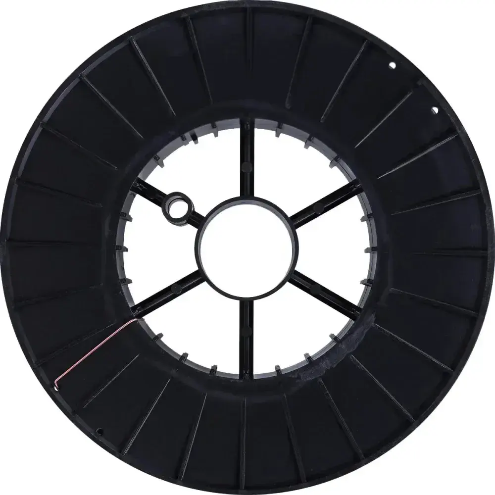 Arame de solda mig carretel plástico 0,8MM 15KG Bridge — fotografia 3