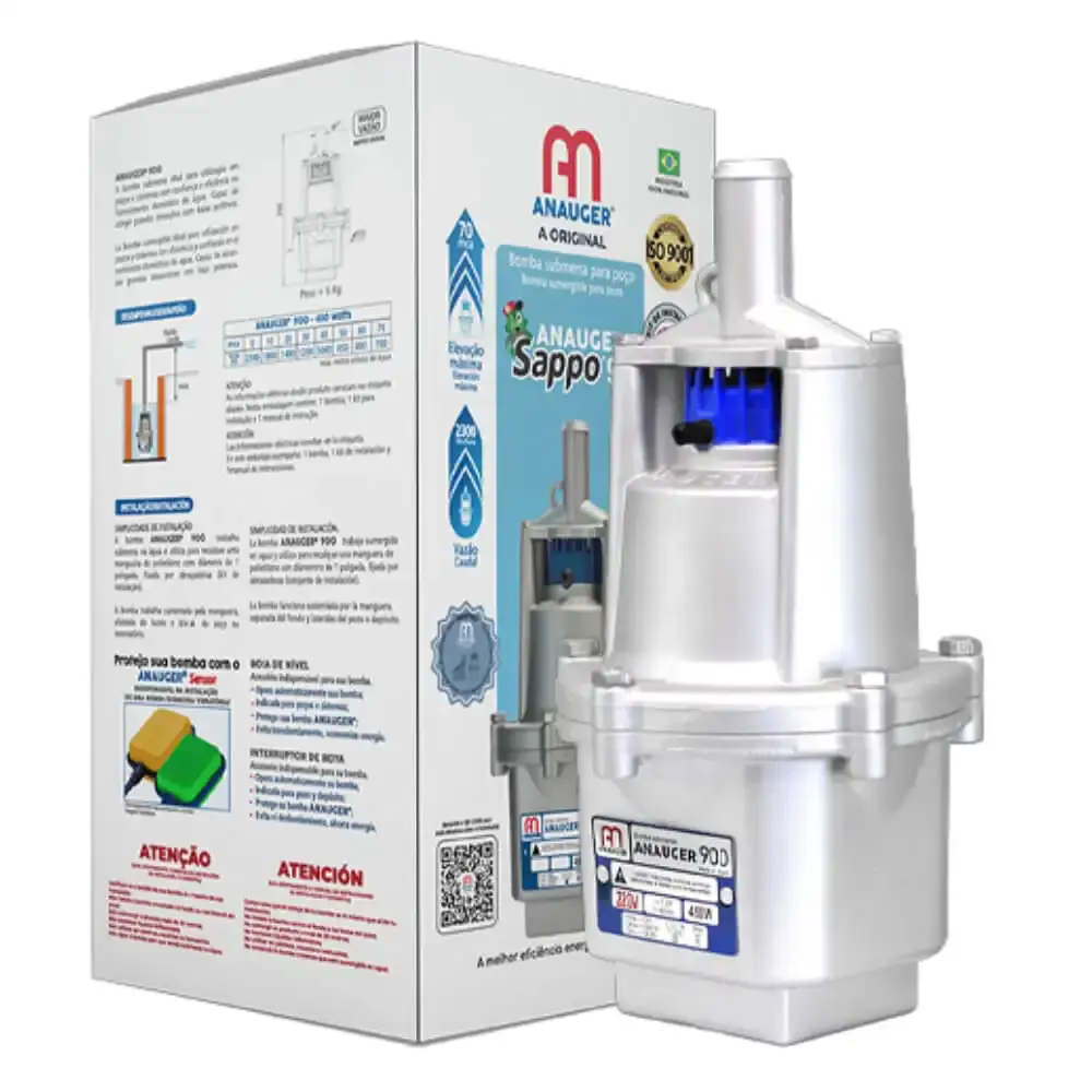 Bomba submersa vibratória 450W 900 5G Anauger 220 V — fotografia 5
