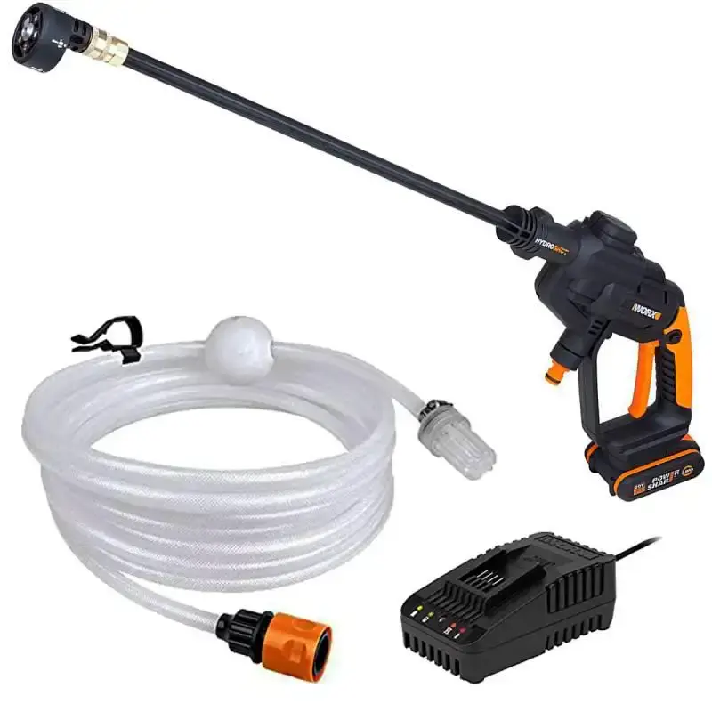 Lavadora de alta pressão a bateria 20V com bateria e carregador WG620E Worx Bivolt — fotografia de referência