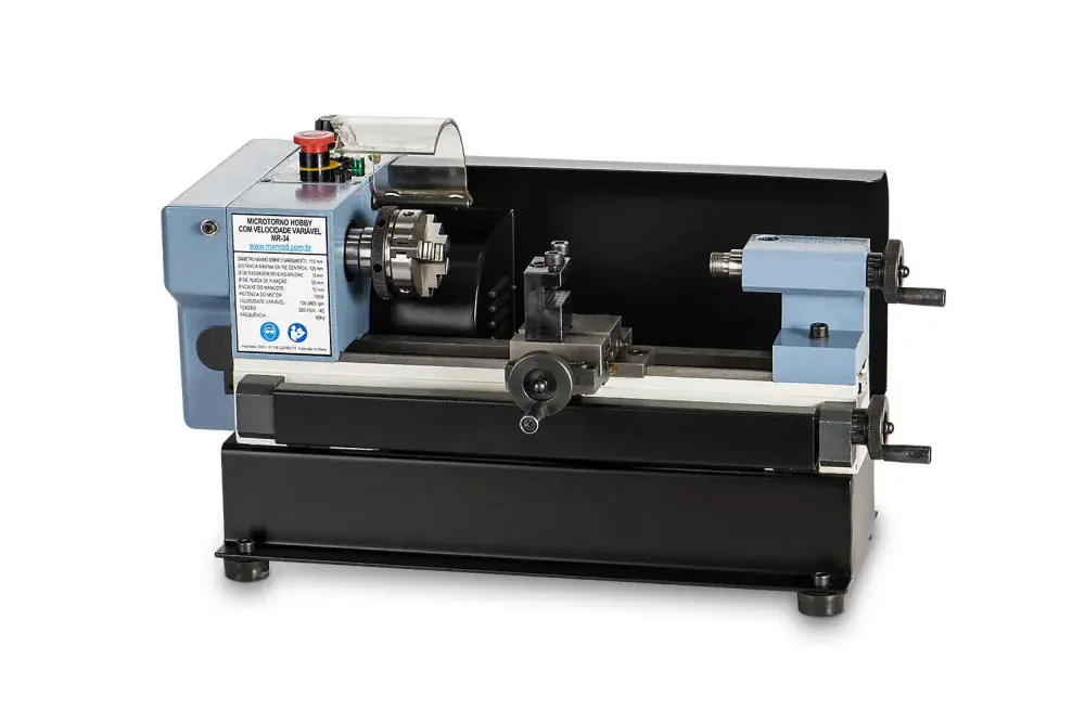 Micro torno mecânico hobby MR-34 220V monofásico Manrod