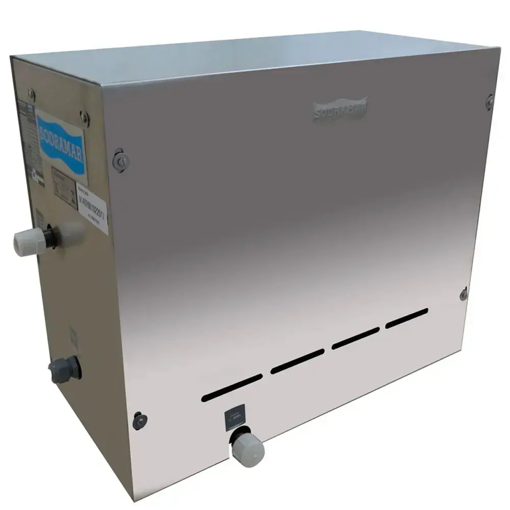 Sauna Steam inox 6 kw 6M3 Bif/Trif SODRAMAR 220 V — fotografia de referência