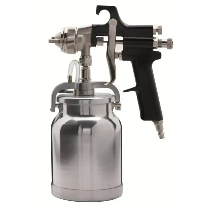 Pistola de pintura pneumática alta pressão 1 litro 9EM Eda — fotografia de referência