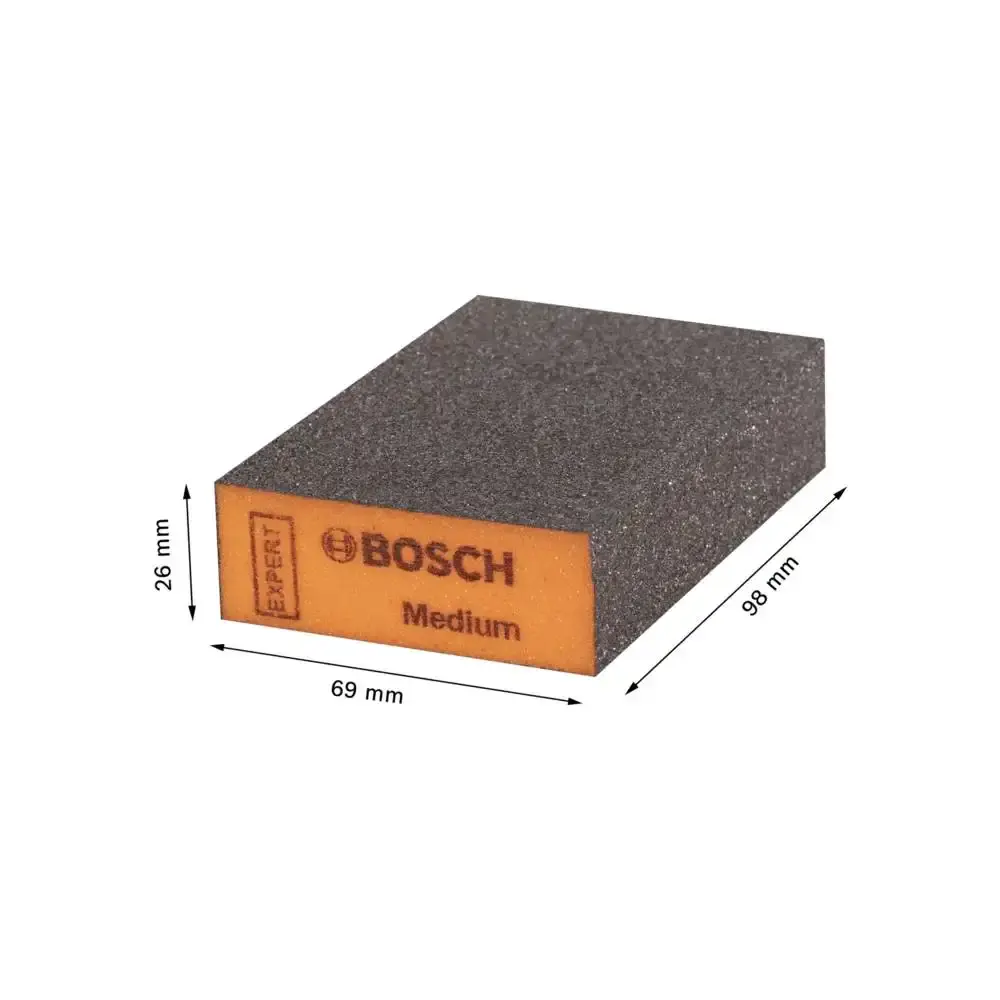 Esponja abrasiva expert S471 medium 69X26MM Bosch — fotografia 2