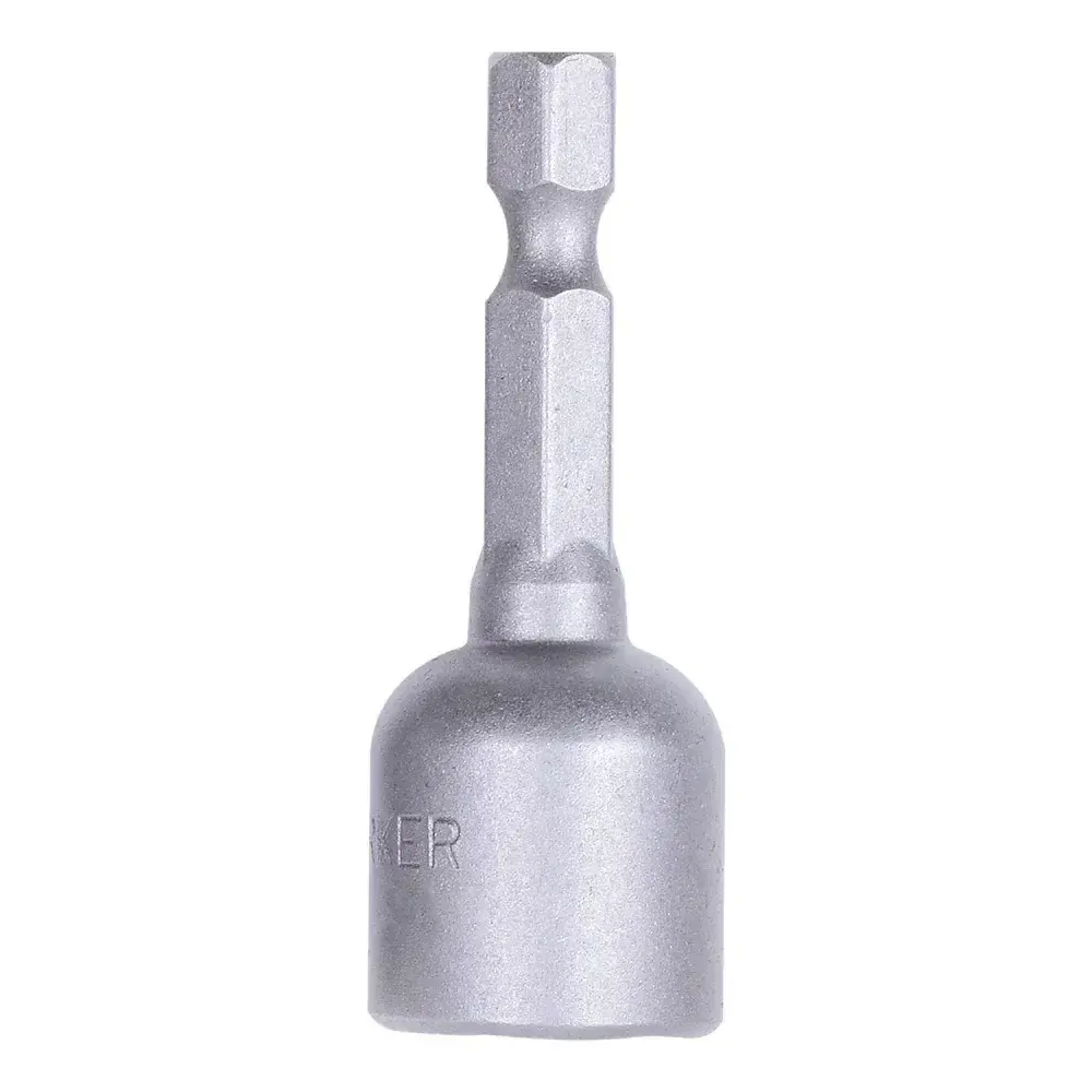 Jogo de soquetes bits magnéticos sextavados 1/4 8 peç Worker — fotografia 9