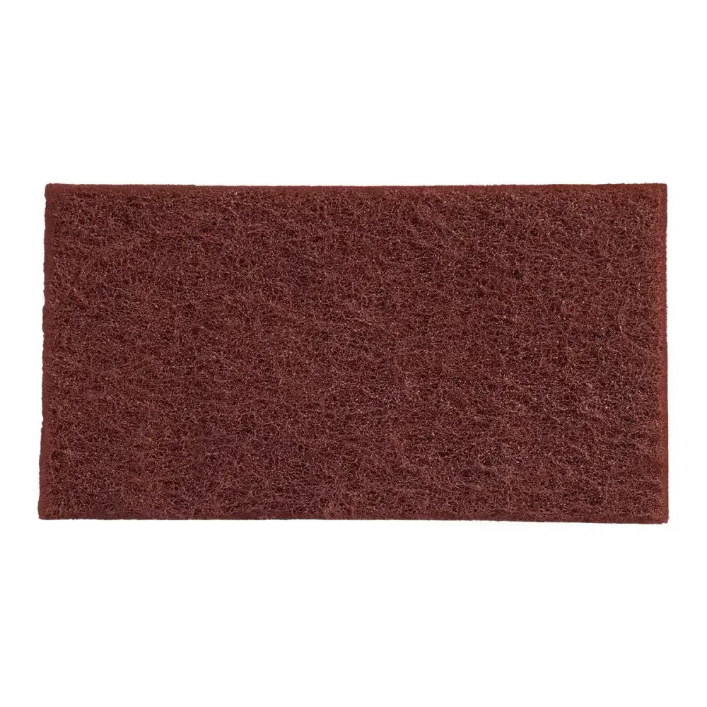Manta abrasiva de fibra limpeza de ferrugem 130X240MM marrom Norton — fotografia 4