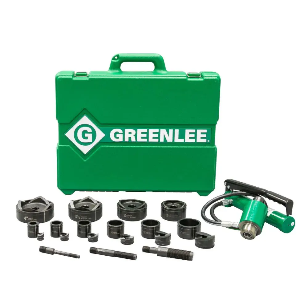 Kit vazador de chapa 1/2-4 Greenlee — fotografia de referência