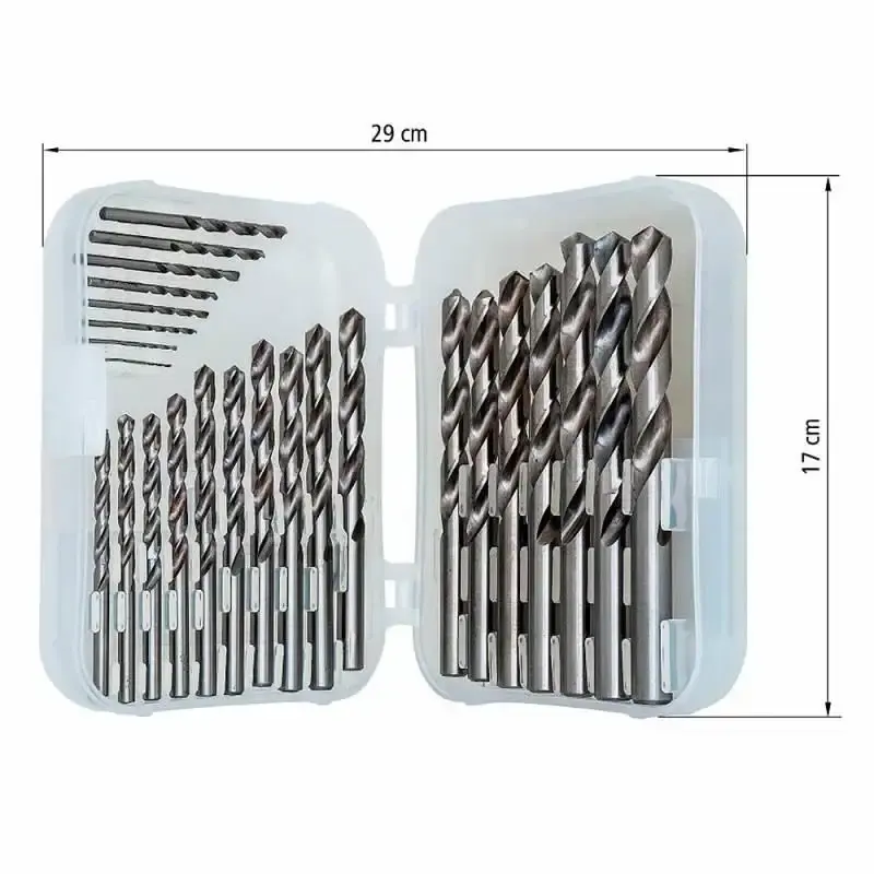 Broca aço rápido 1.0 a 13.0 MM kit com 25 peças Tramontina — fotografia 5
