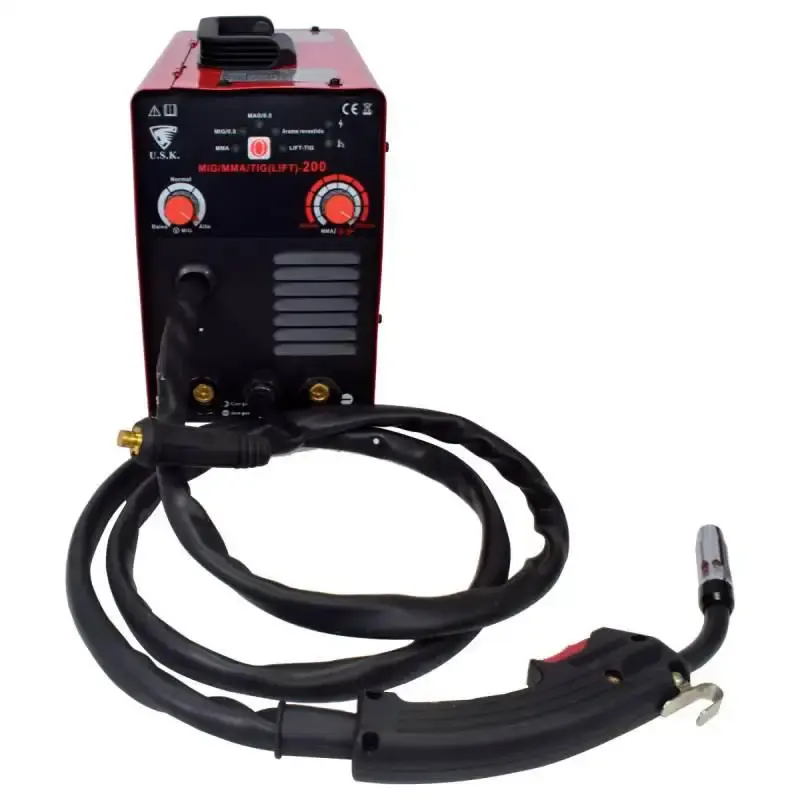 Máquina de solda multiprocesso mig, MMA e TIG LIFT-200 220V USK 220 V — fotografia 7