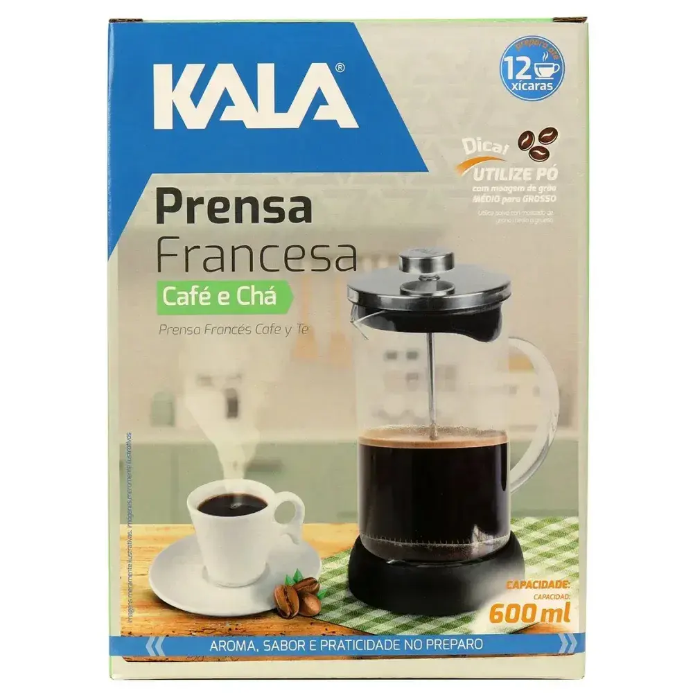 Cafeteira prensa francesa 600ML Kala — fotografia 6
