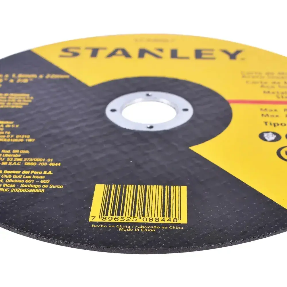 Disco de corte fino para metais 7 x 1,6MM x 7/8 Stanley — fotografia 10
