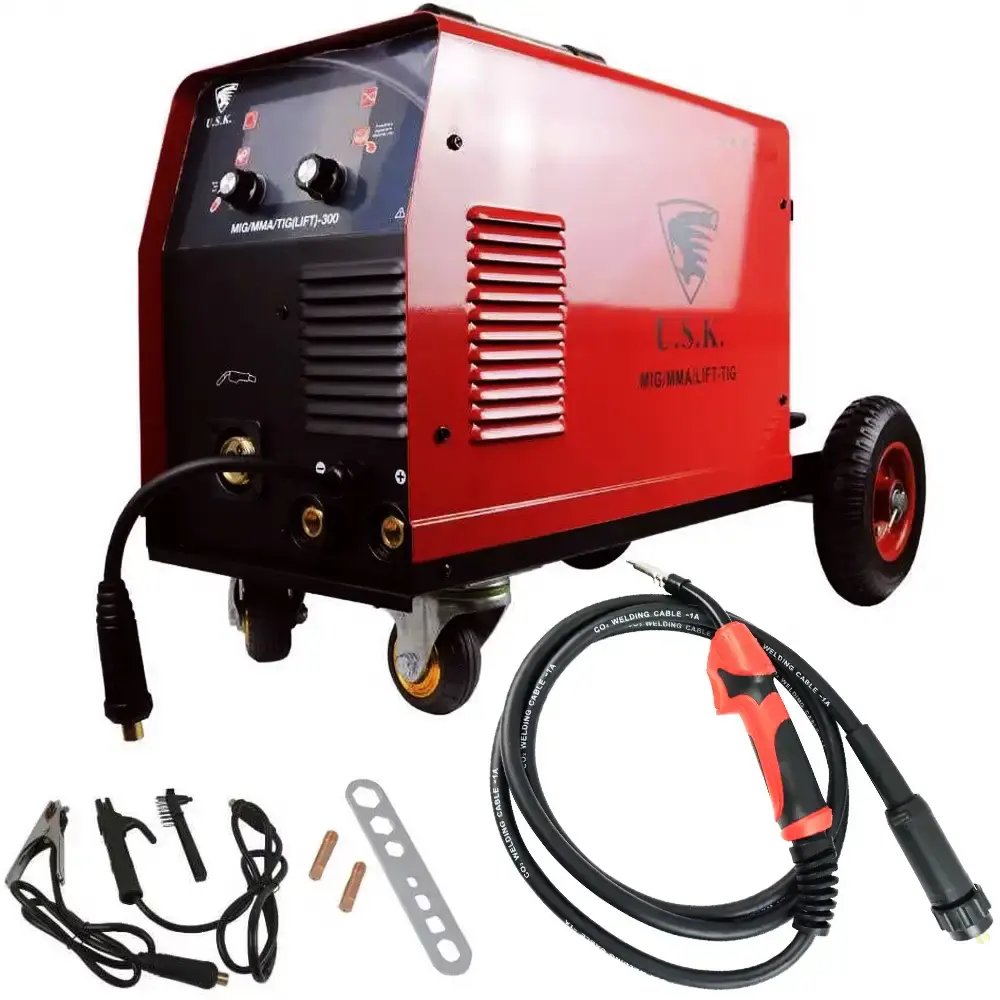 Solda multiprocessos digital MIG TIG eletrodo 160A LIFT-300 220V USK