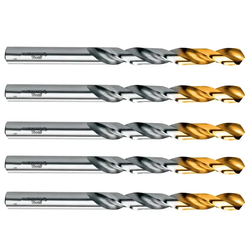 Broca de aço rápido 2,30 MM DIN 338 HSS TW100 5 unidades lenox twill — fotografia de referência
