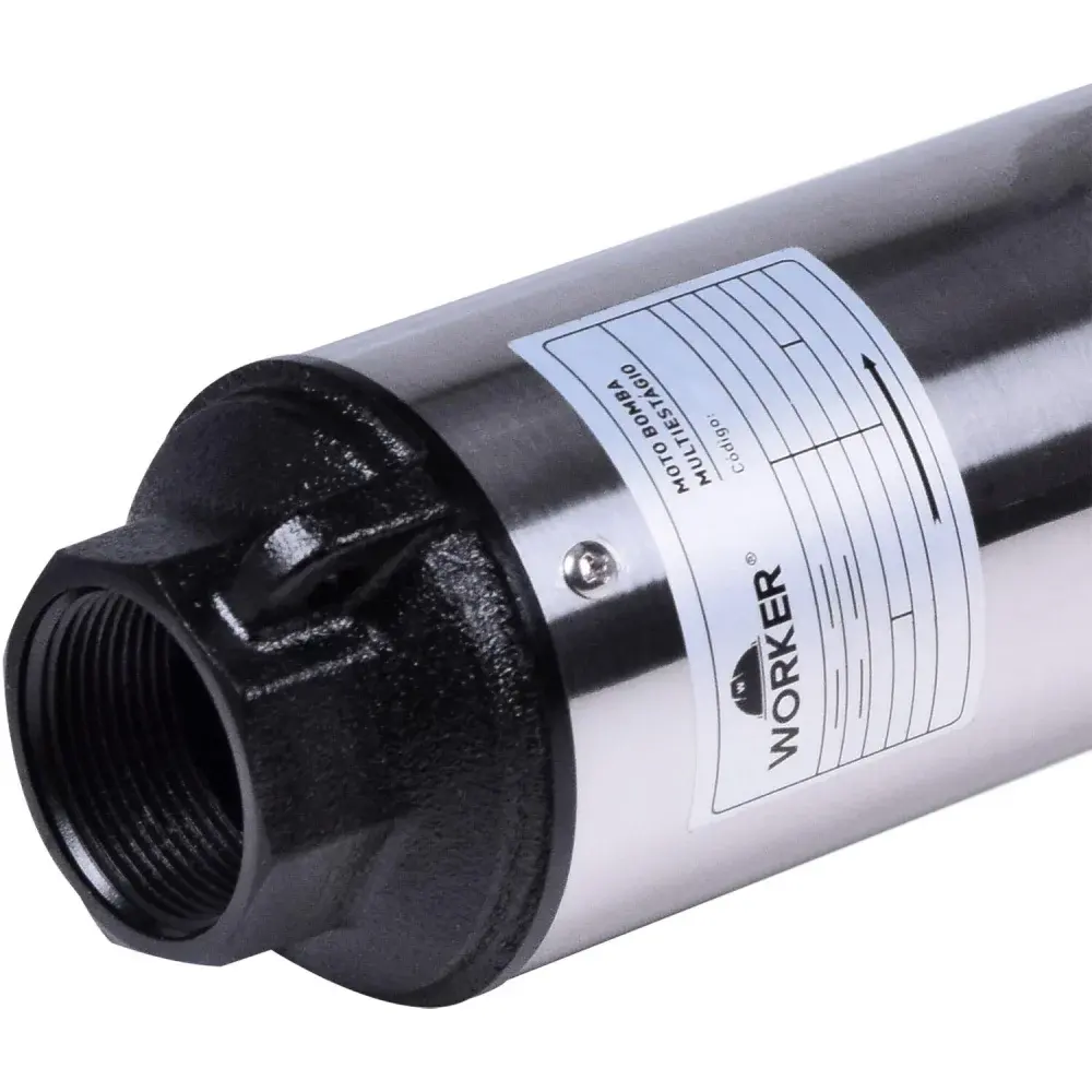Bomba submersa multiestágio 4 1,5HP 1100W Worker — fotografia 5