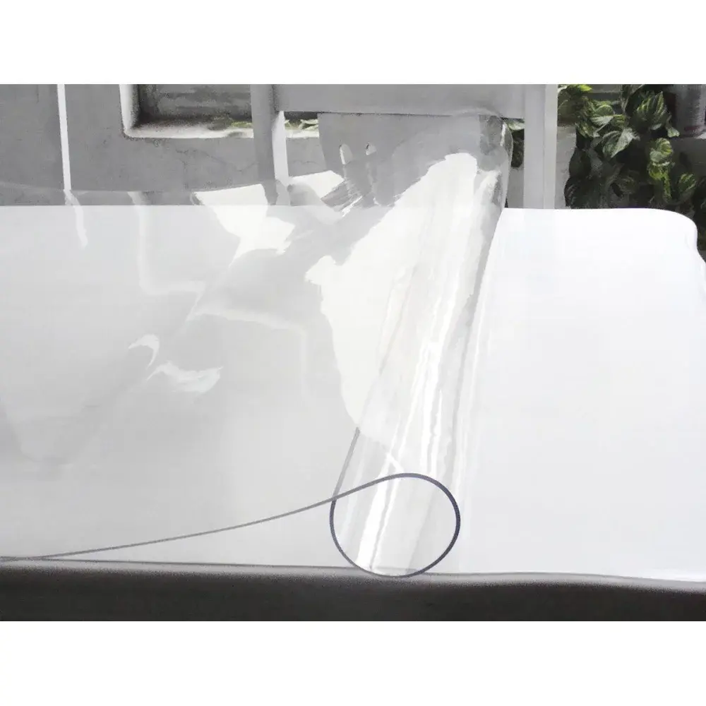 Toalha cristal forte transparente 1,40X50MM decorelli Decoramais