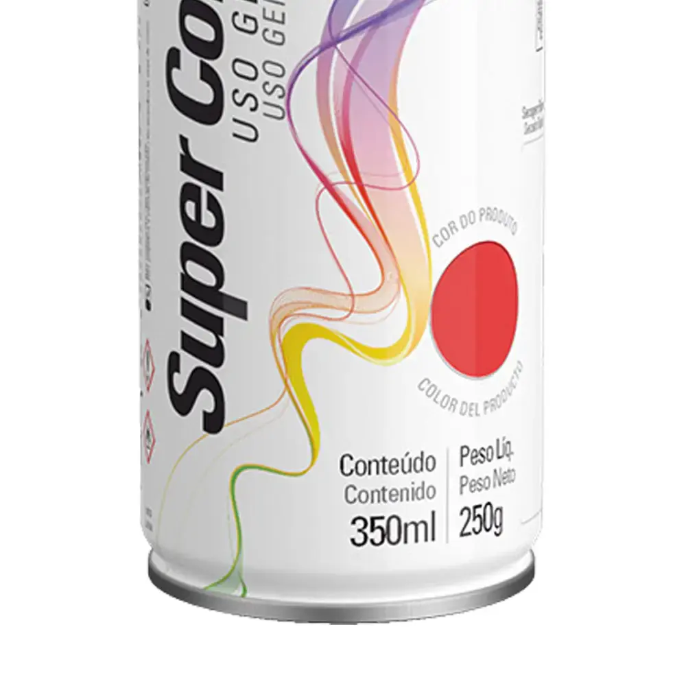 Tinta spray 350ML vermelho 23041006900 Tekbond — fotografia 4