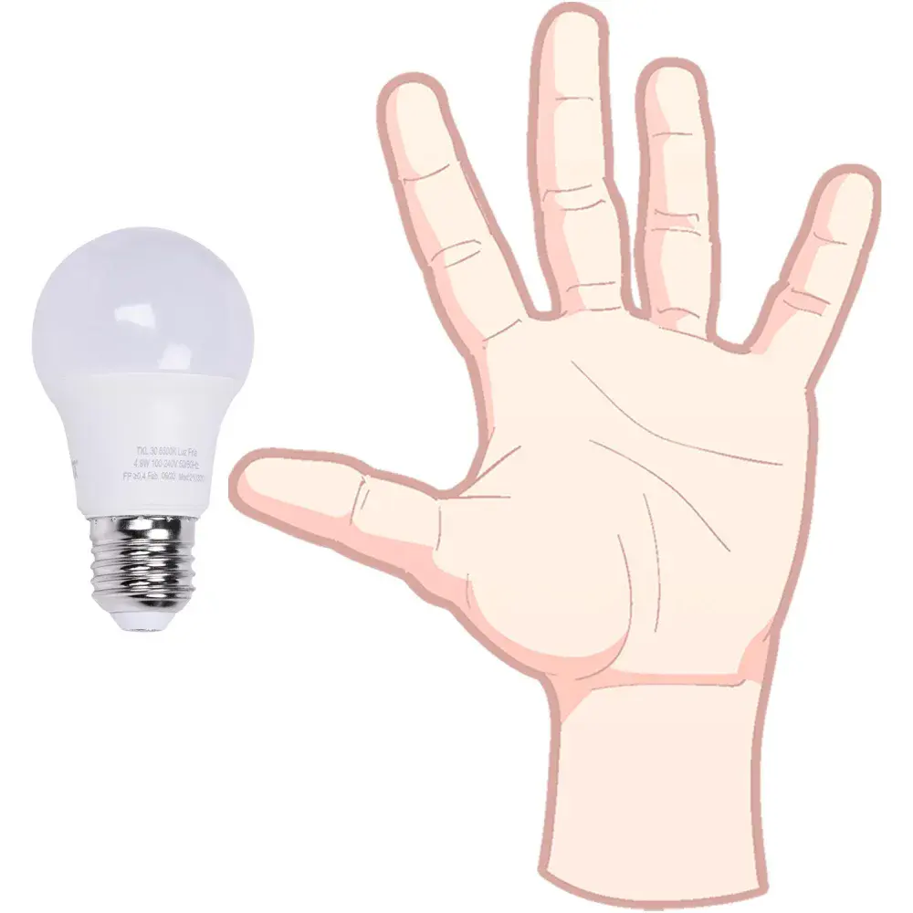 Lâmpada led E27 4,9W 6500K biv Taschibra — fotografia 4