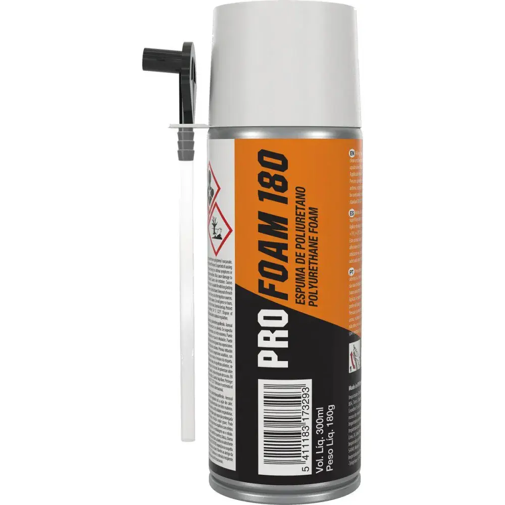 Espuma expansiva de pu pro foam 300ML da Soudal — fotografia de referência
