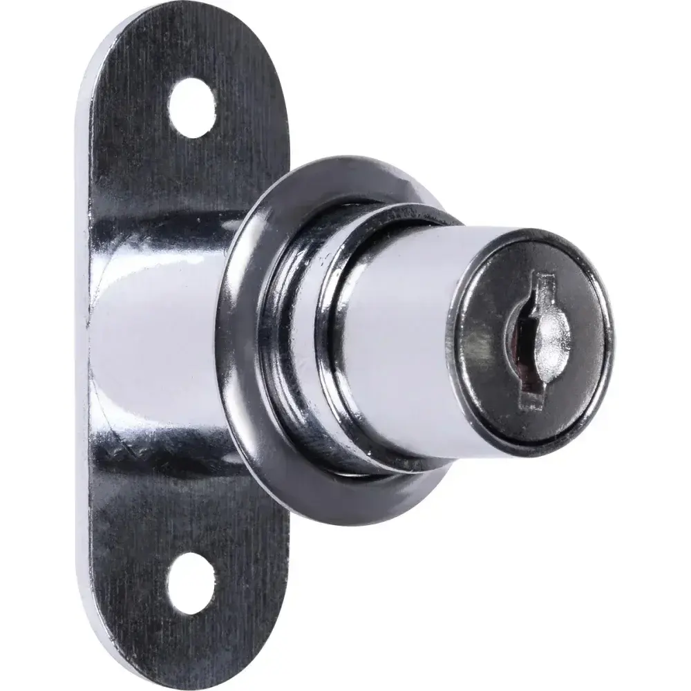 Fechadura móveis 22MM universal cromado Kala — fotografia 7