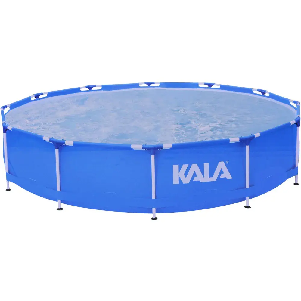 Piscina estruturada 6700L em pvc tripla camada com kit reparo Kala — fotografia de referência