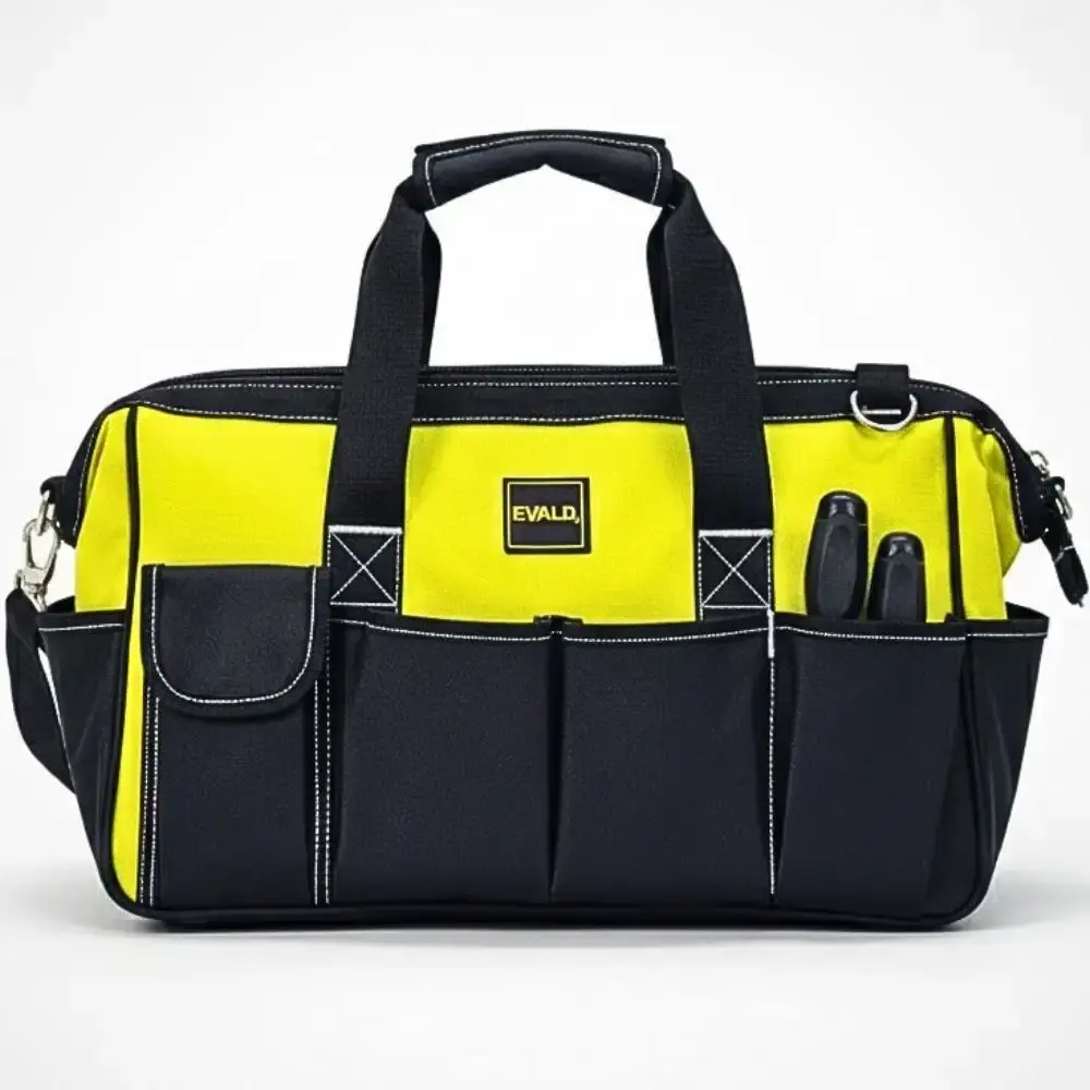 Bolsa organizadora para ferramentas 16 POL 15 bolsos em lona reforçada Evald — fotografia 4