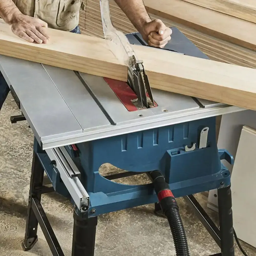 Serra circular de mesa 10POL 1800W Bosch com parafusadeira a bateria 4,8V e kit 12 peças evald 110 V — fotografia 7