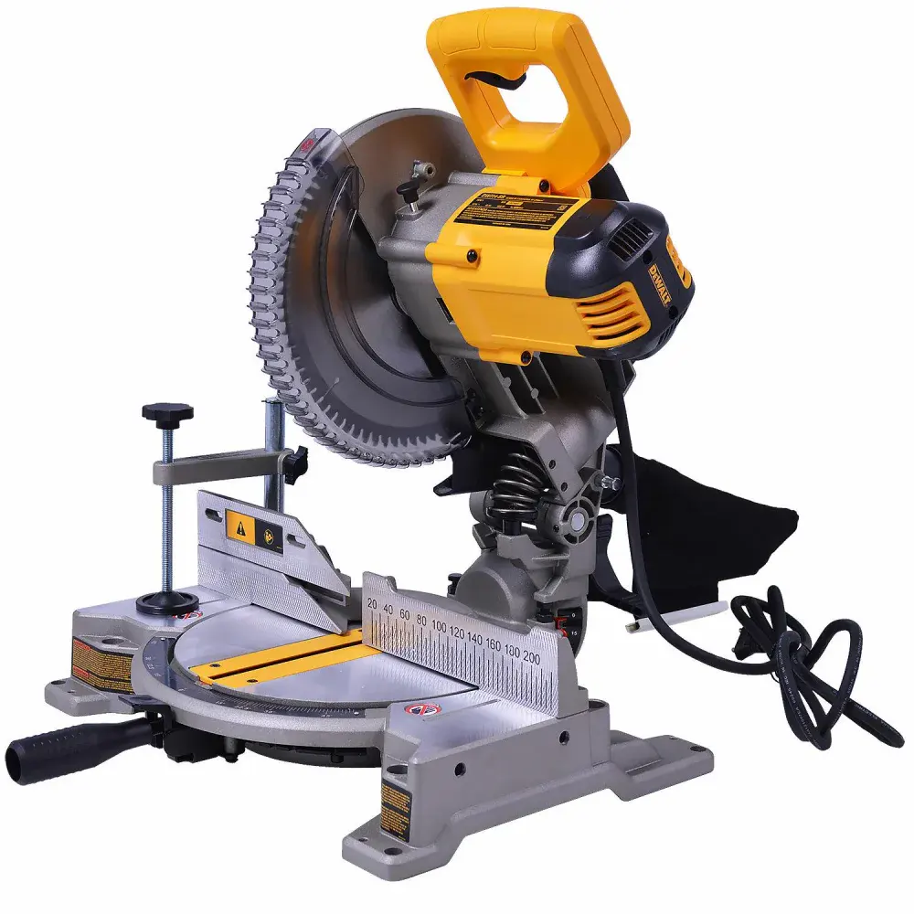 Serra de meia esquadria com coletor de pó 10 1650W 127V Dewalt — fotografia 4
