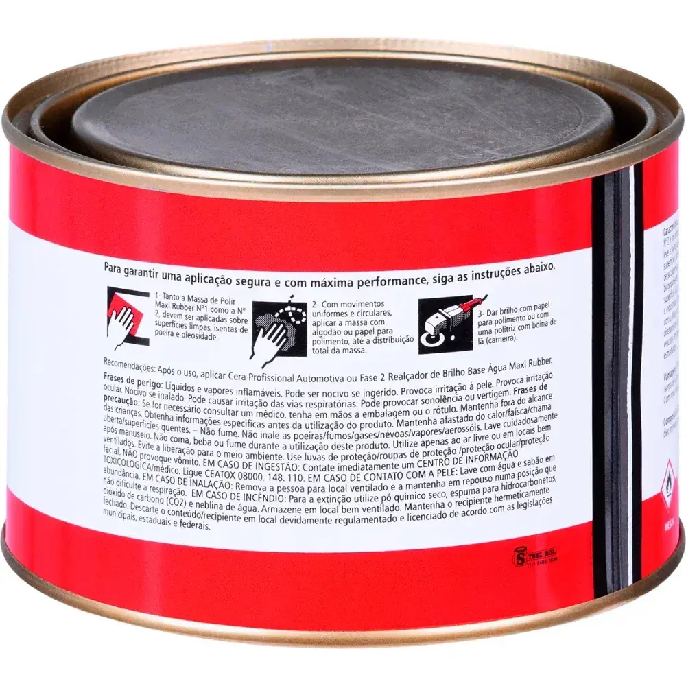 Massa de polir N2 490G maxi rubber — fotografia 6