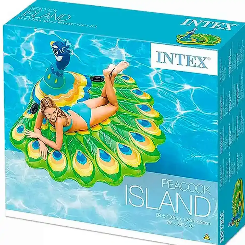 Boia inflável pavão Intex — fotografia 4