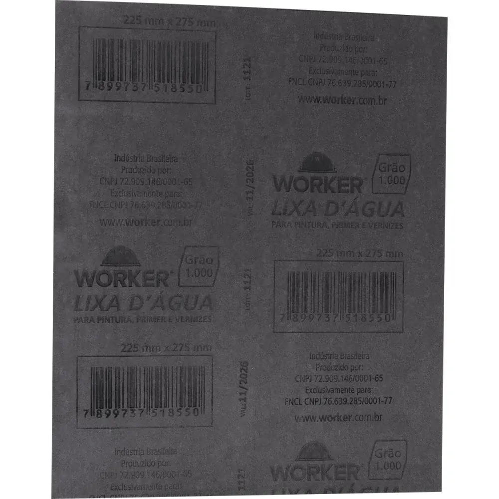 Lixa dágua GR1000 225MMX275MM Worker — fotografia 3