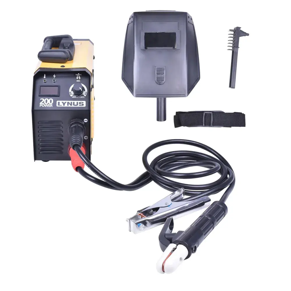 Inversora de solda eletrodo LIS-200 power 5.8KVA 31,2A biv Lynus — fotografia 9