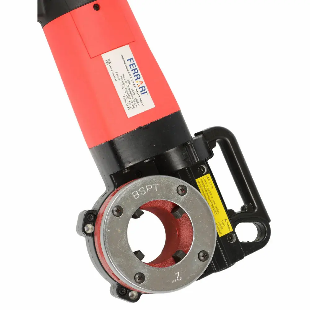 Rosqueadeira portatil 1/2-2 bsp 220V REP-2 Ferrari — fotografia 5