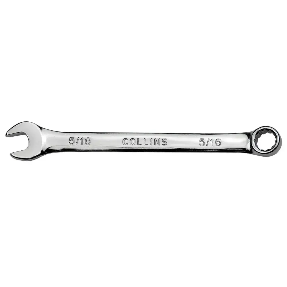 Chave combinada de aço cromo vanádio 5/16” Collins — fotografia 3