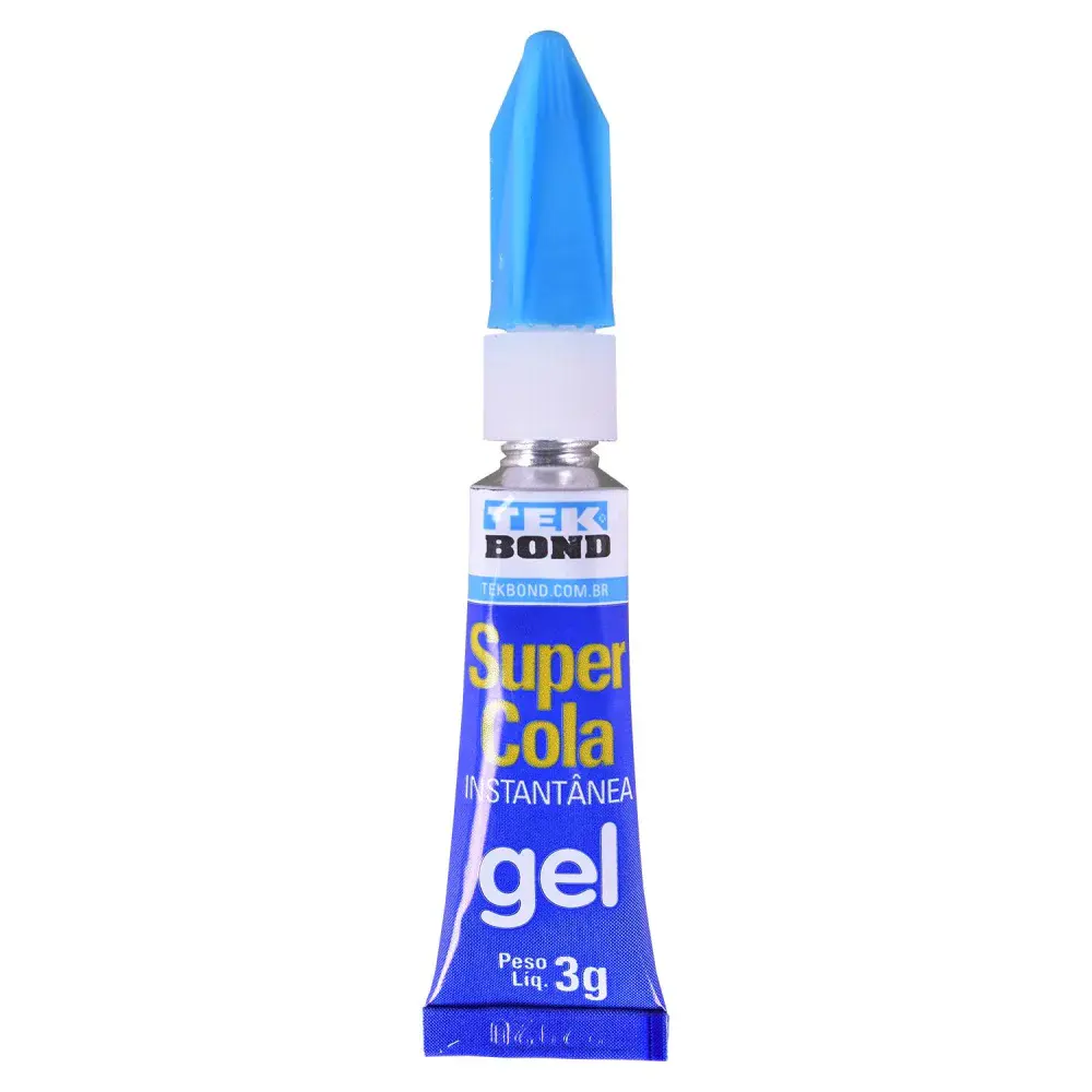 Adesivo instantâneo super cola gel 3G Tekbond