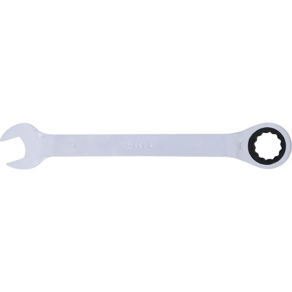 Chave combinada com catraca cromo vanádio 23MM Worker — fotografia de referência