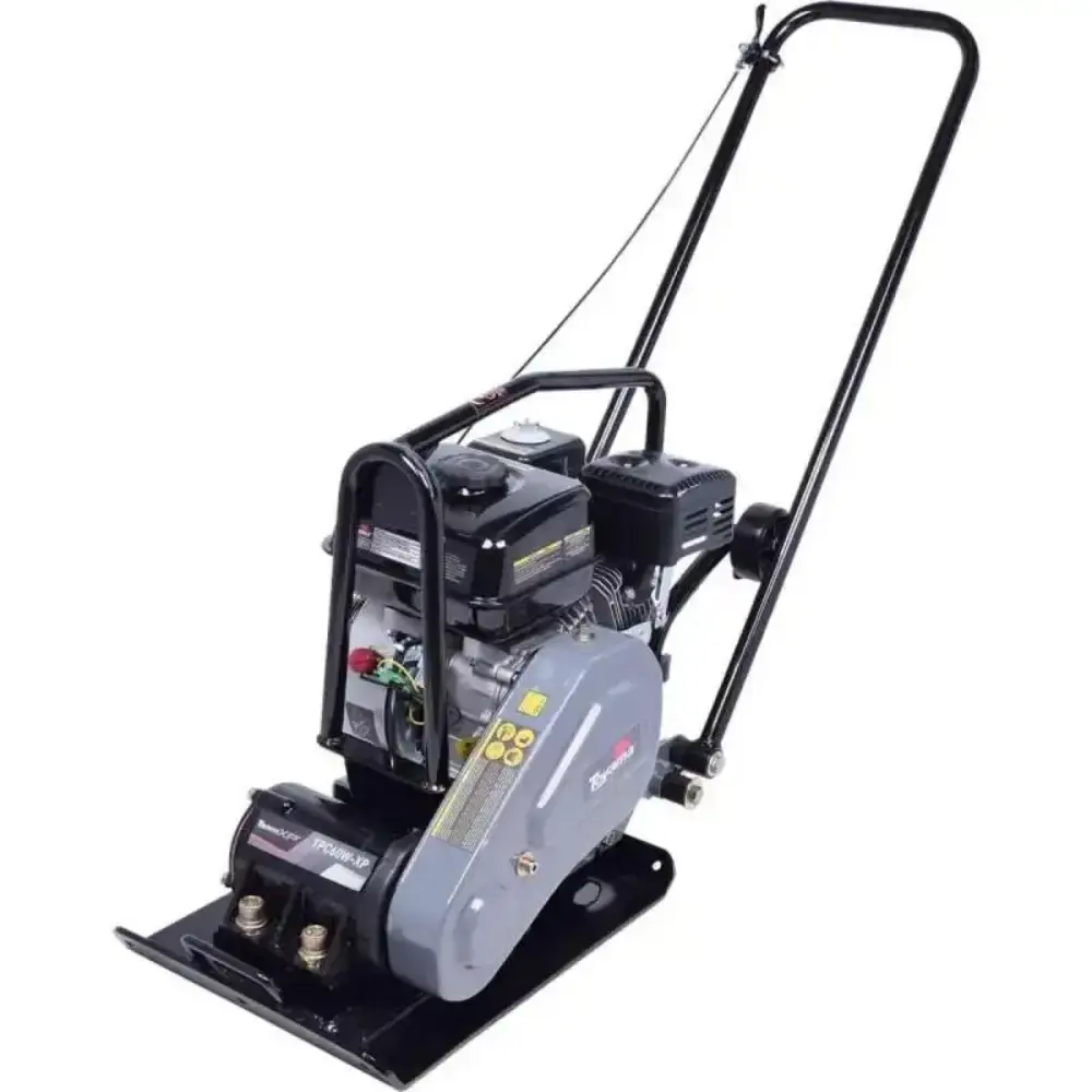 Placa vibratória compactadora à gasolina 6.5HP 60KG TPW60W-XP Toyama — fotografia 3
