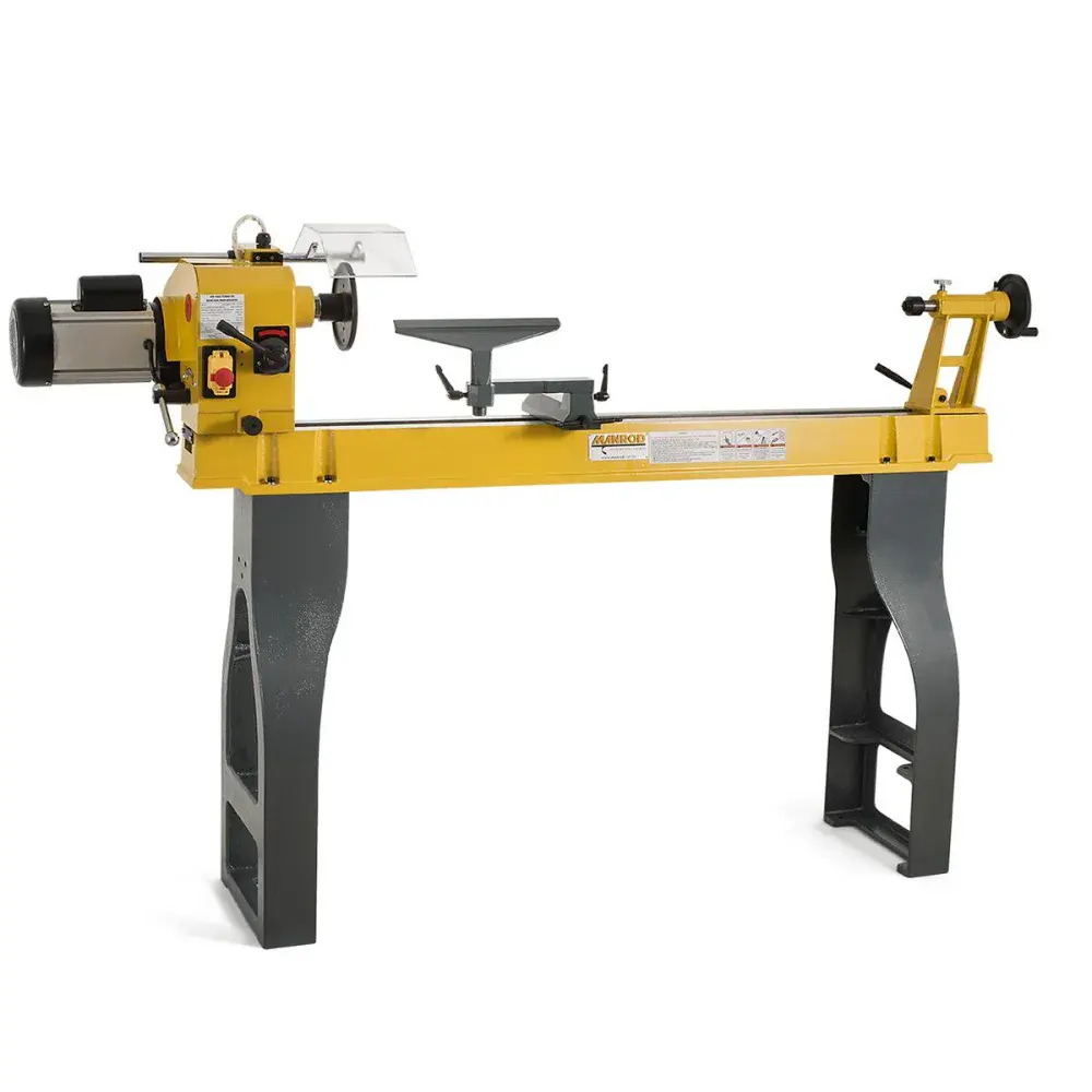 Torno para madeira 406X1092MM 1100W 220V MR-1643 Manrod — fotografia de referência