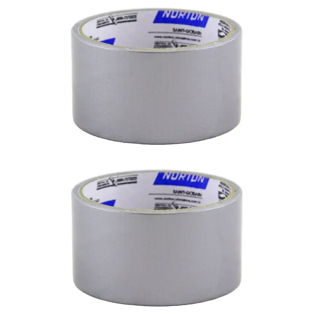 Fita Silver Tape 48 mm X 5 mm Prata 2 Unidades NORTON — fotografia de referência