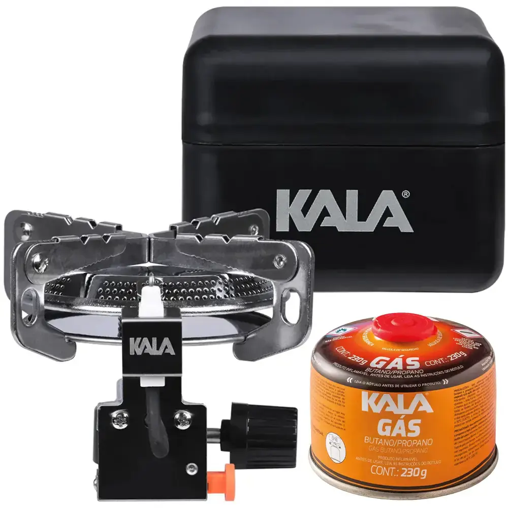 Fogareiro portátil camper com gás 230GR Kala — fotografia de referência
