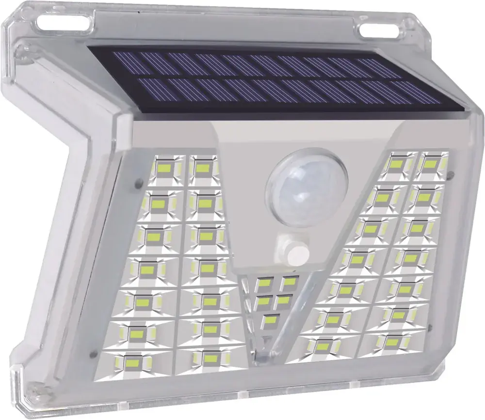 Luminária solar parede 33 leds Liege — fotografia 3