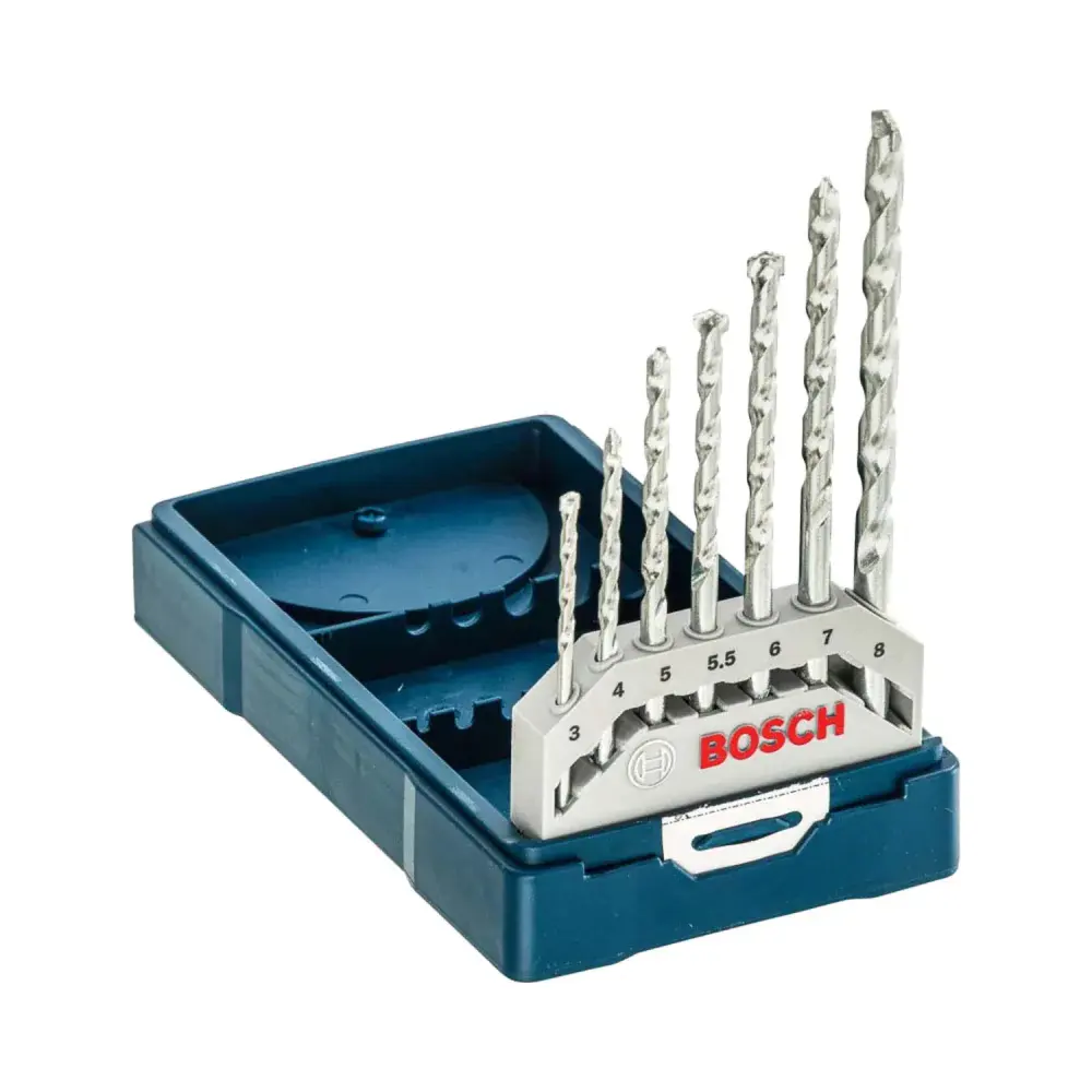Jogo de brocas para concreto mini x-line 3-8MM com 7 peç Bosch — fotografia 8