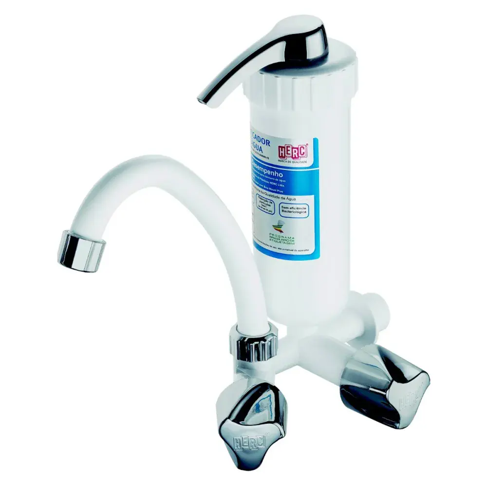 Purificador plus branco c/ cromado Herc