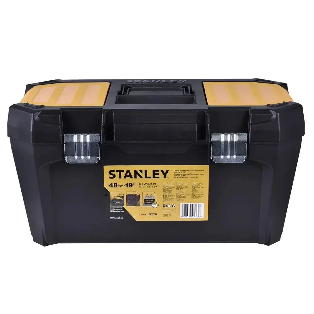 Caixa de ferramenta plástica empilhável 19 Stanley — fotografia 7