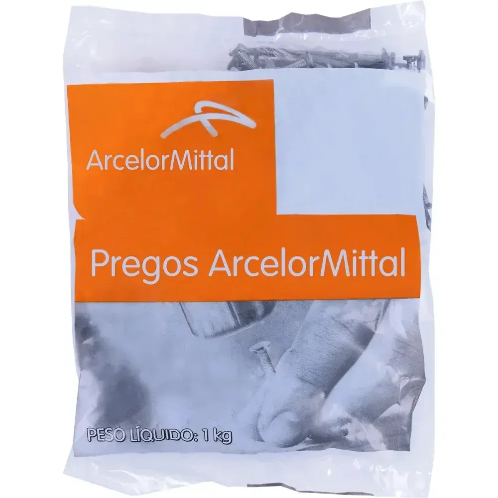 Prego polido com cabeça 17X27 1KG arcelor mittal — fotografia 6