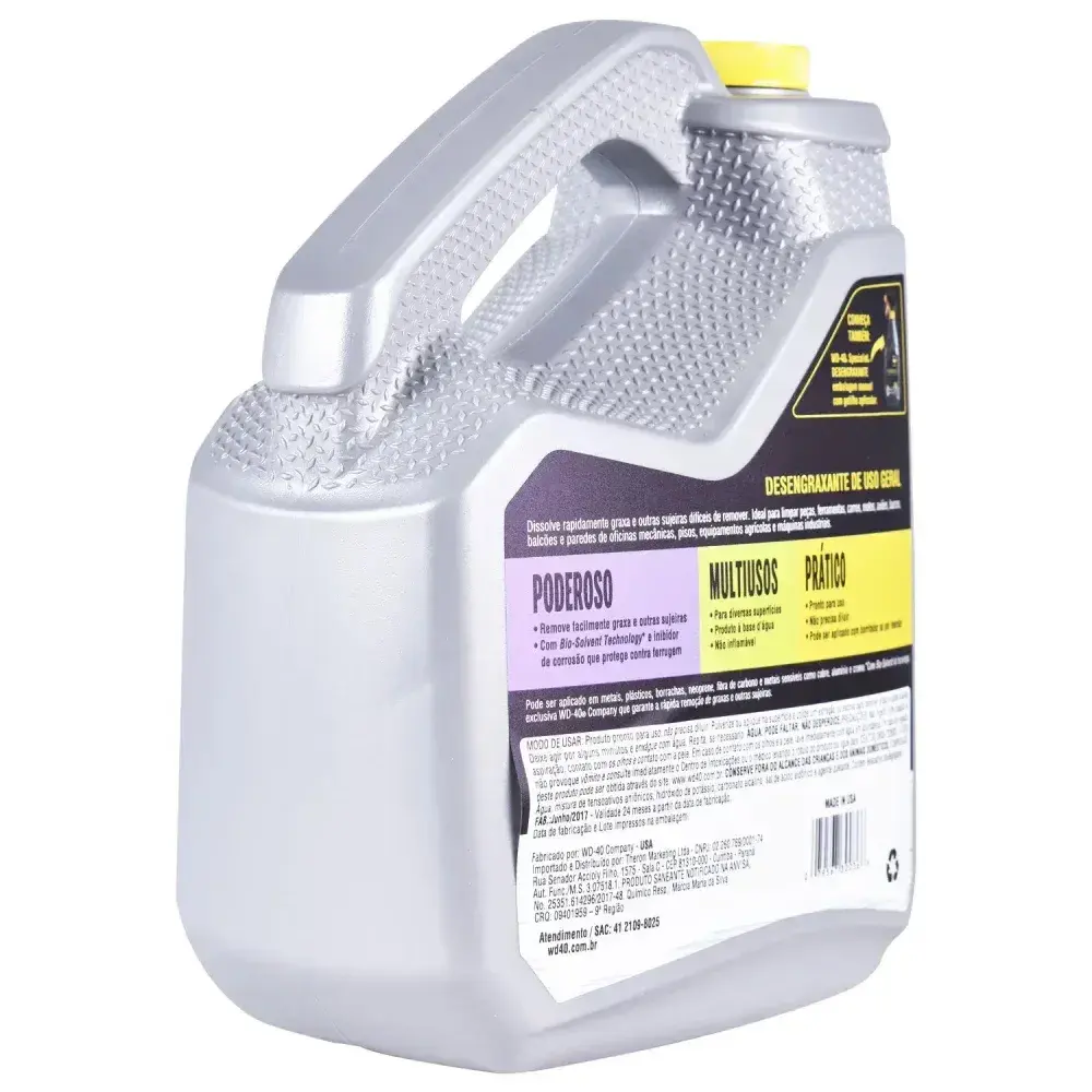 Desengraxante galão para limpeza pesada 3,7LTS Wd-40 — fotografia 9