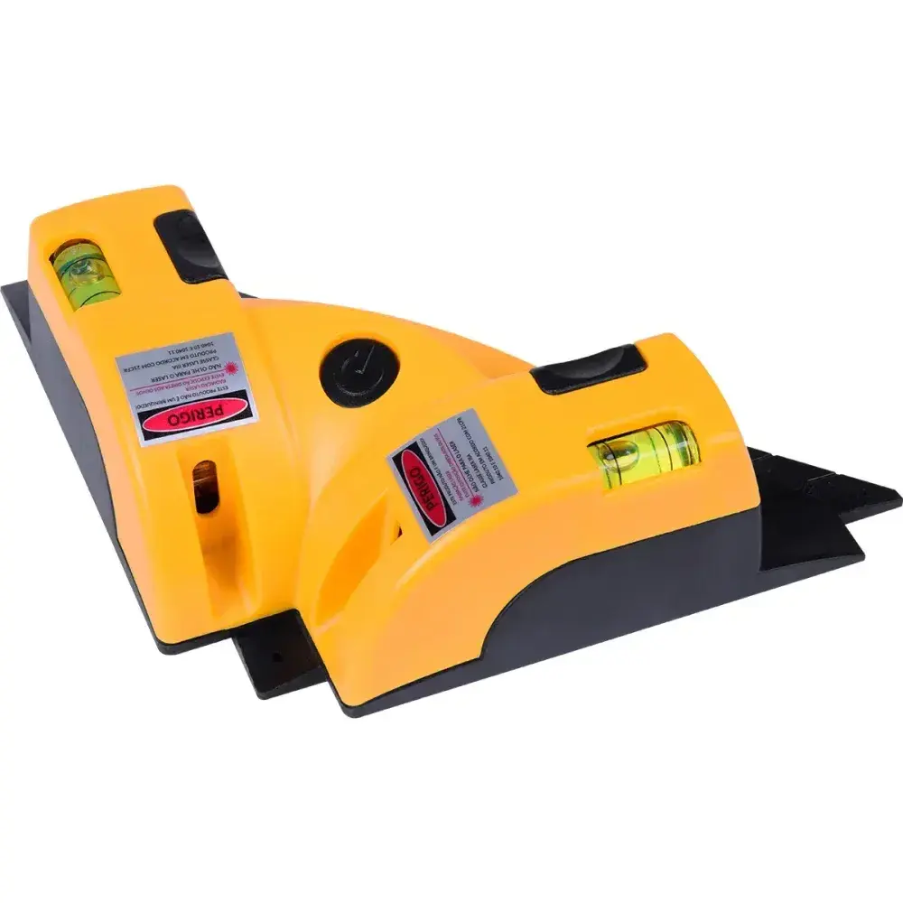 Nível laser com prumo e esquadro 2 bolhas 10M Bumafer — fotografia 7