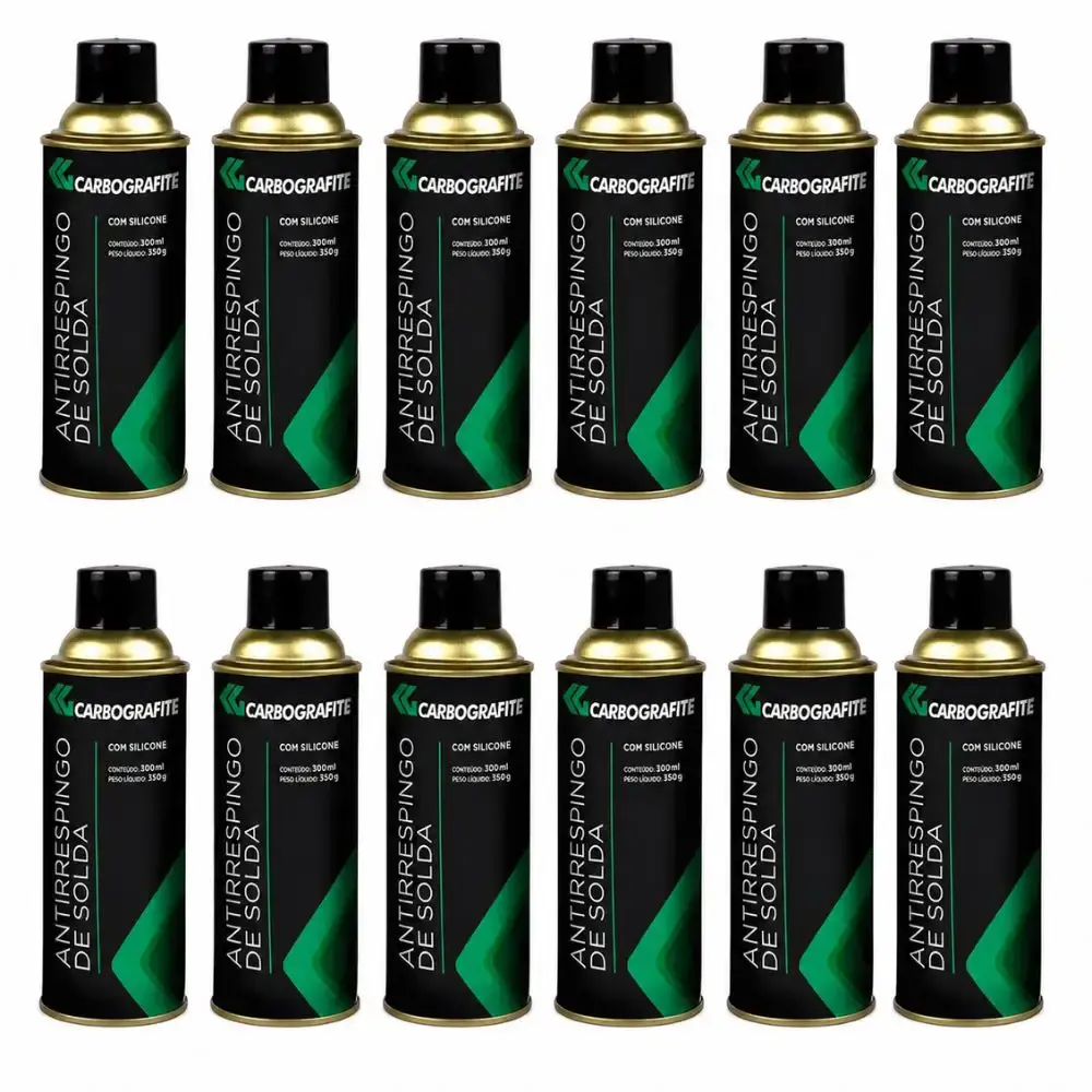Anti respingo para solda 300ML com silicone 12 unidades 010088710 Carbografite
