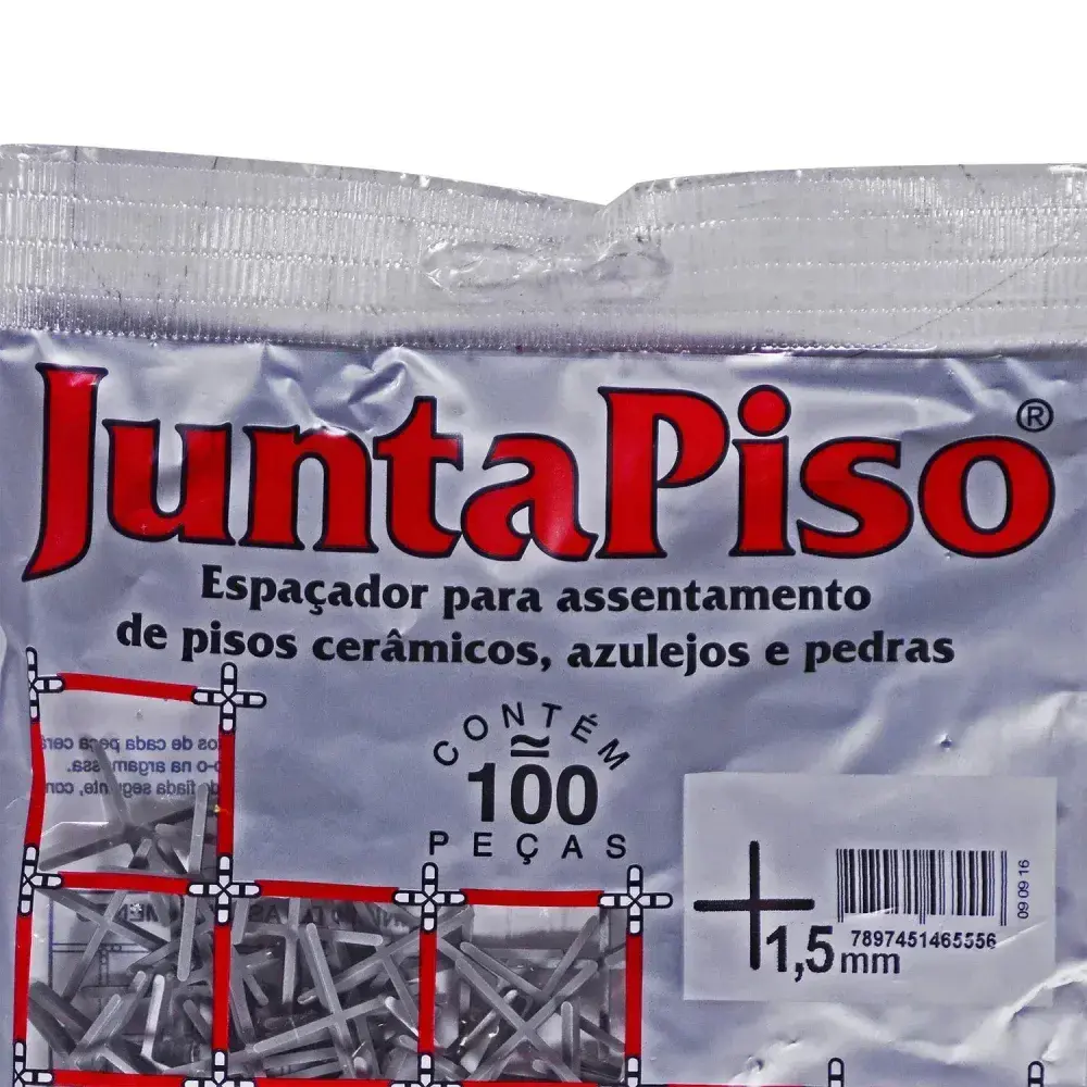 Espaçador de junta de piso 1,5MM 100 peç cinza Cortag — fotografia 5