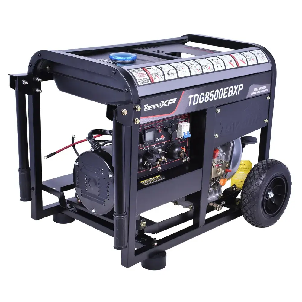 Gerador de energia a diesel TDG5800EBXP 498CC 3600RPM 13.5 hp biv Toyama — fotografia 7