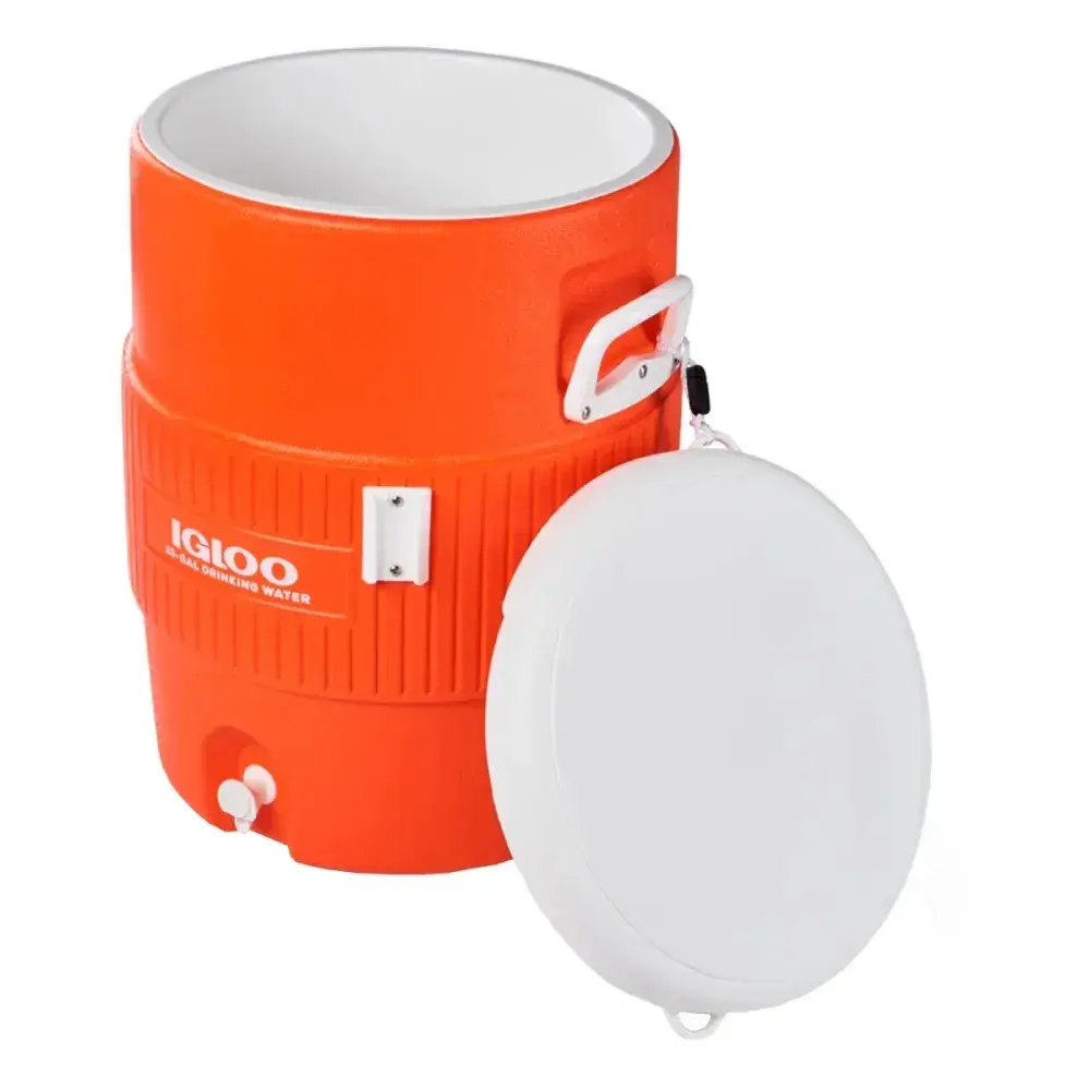 Galão térmico top seat laranja 37,9L Igloo — fotografia 5